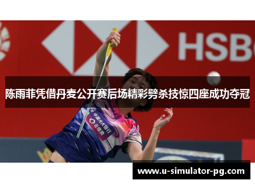 陈雨菲凭借丹麦公开赛后场精彩劈杀技惊四座成功夺冠